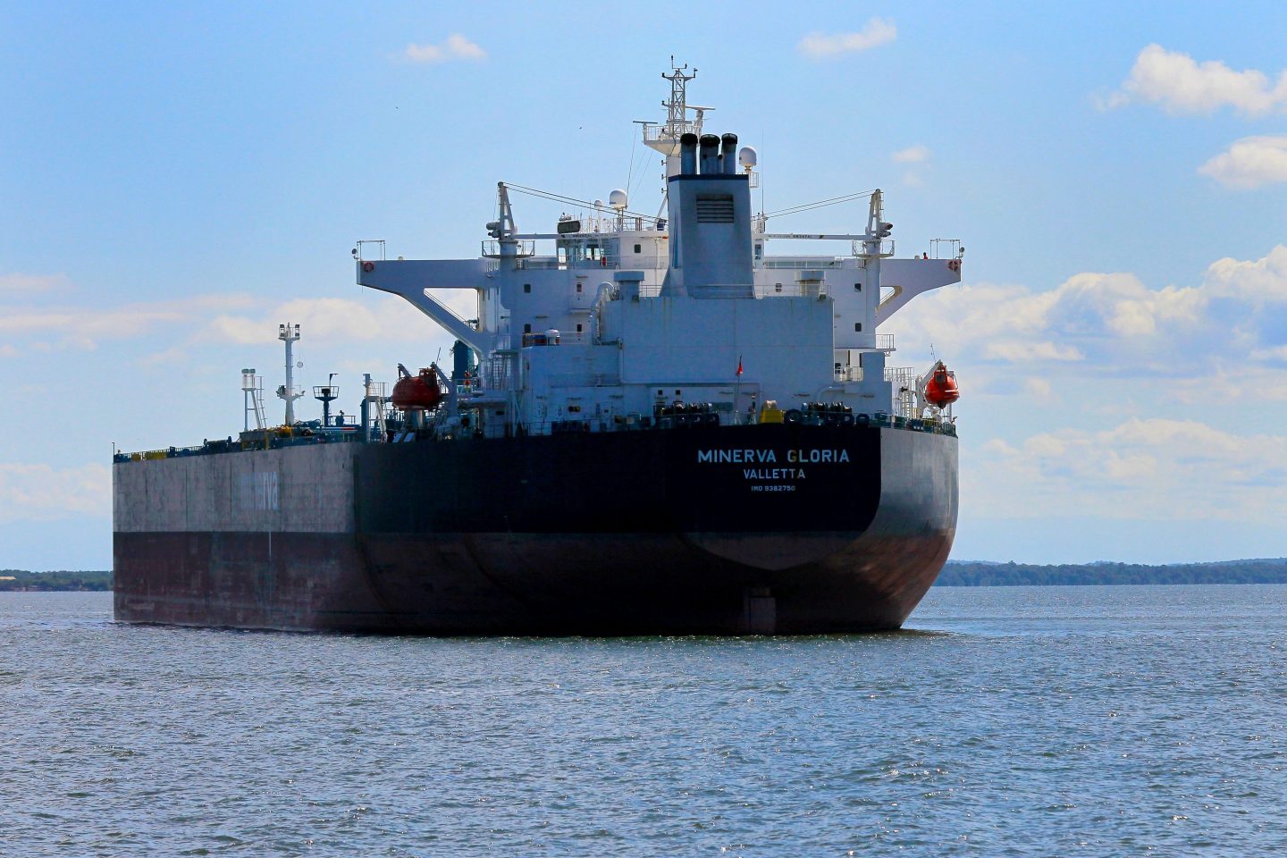 An oil tanker is seen anchored in Lake Maracaibo after loading crude oil at the Bajo Grande Refinery port. The Trump administration seized the oil tanker off the coast of Venezuela. The vessel, which was on the Treasury Department's sanctions list and was sailing under the Guyanese flag, was on the US Treasury Department's sanctions list. The US president threatened to confiscate all hydrocarbon-laden vessels in the Venezuelan oil-producing nation.