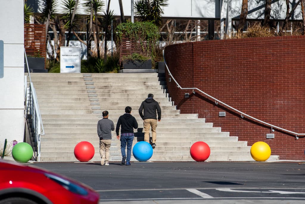 Photograph from Google's campus