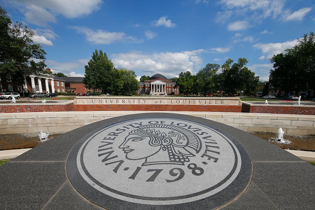 General view of the campus of the University of Louisville, as seen in September 2016 in Louisville, Kentucky. (Photo by Michael Hickey/Getty Images)