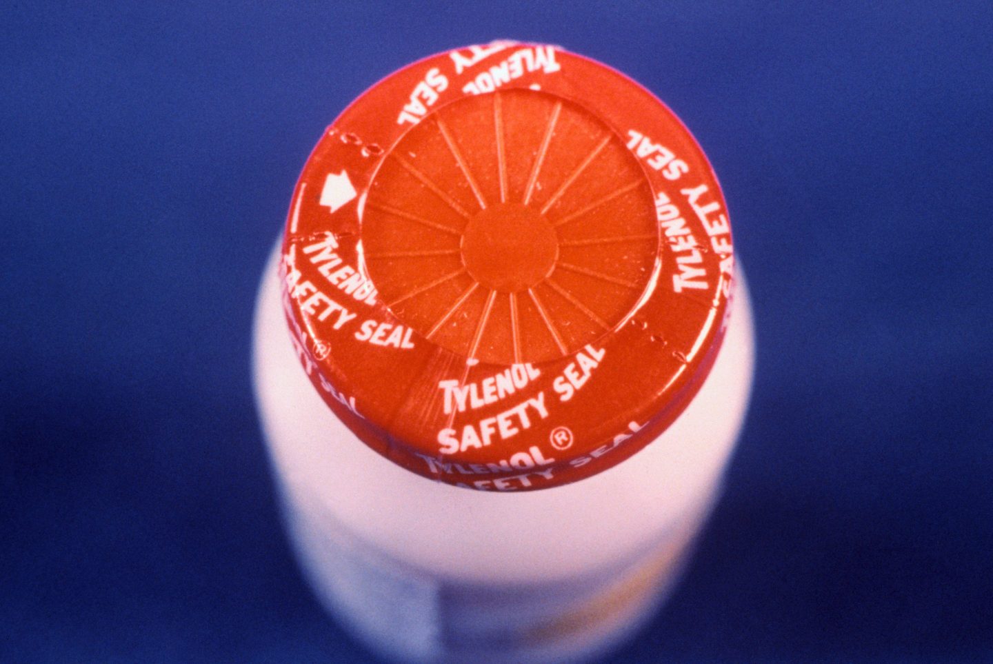 The tamper-resistent Tylenol packaging introduced after some of the brand's capsules were laced with cyanide, resulting in seven deaths.