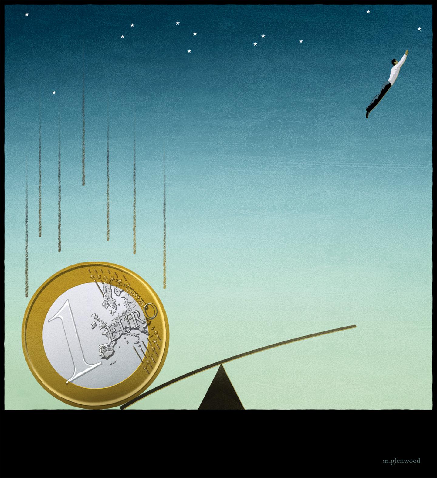 Wager on a falling euro