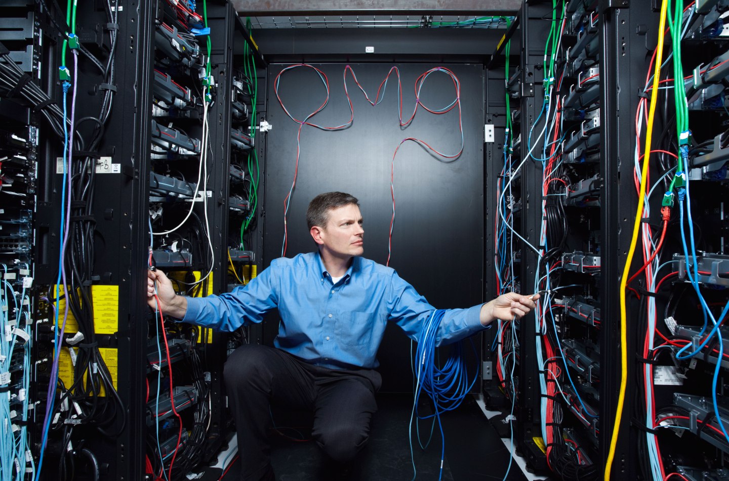 Eric Brown of IBM inside Watson