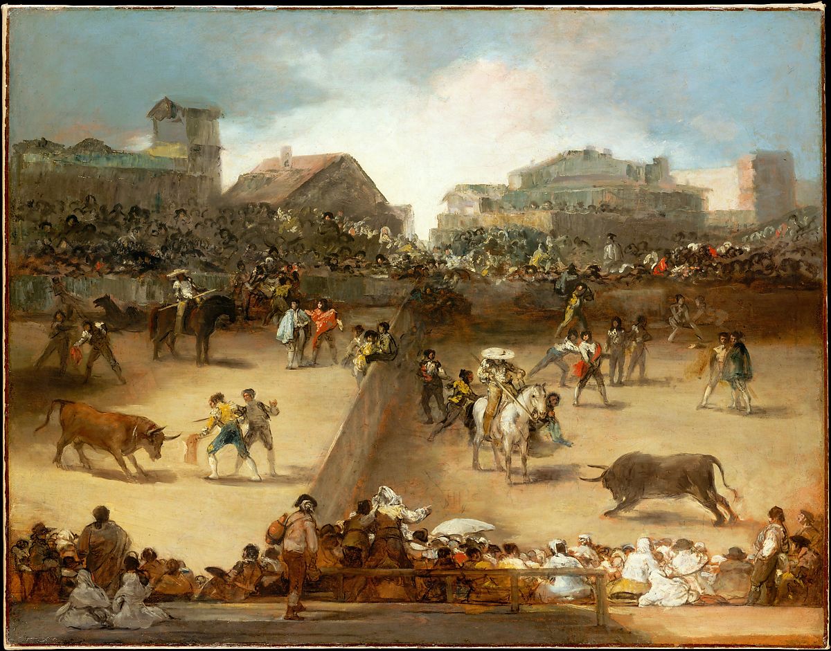 "Bullfight," by Francisco Jose Goya y Lucientes.