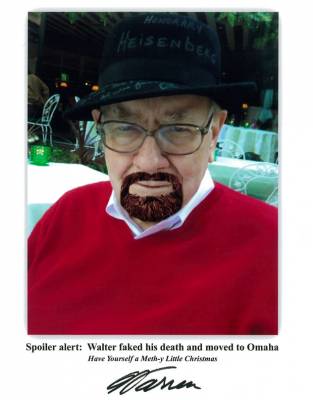 Warren Buffett’s ‘Meth-y’ Christmas card