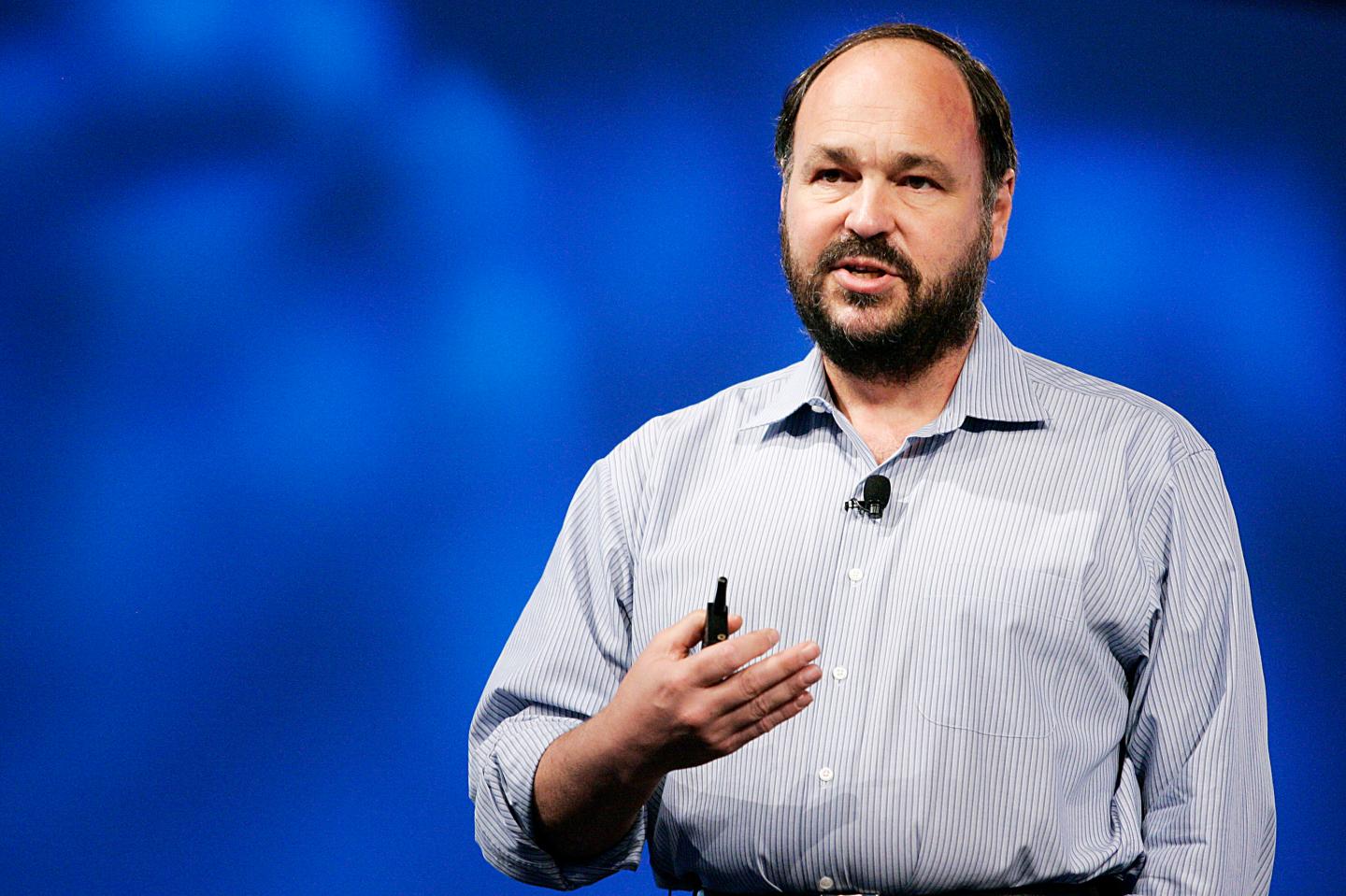 Paul Maritz, chief executive officer of VMware, at the EMC World conference in Las Vegas in 2011.