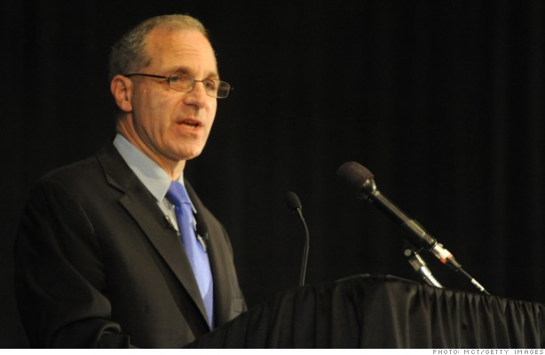 Louis Freeh addresses the media during a press conference at the Westin Hotel in Scranton, Pennsylvania, Thursday, July 12, 2012, where he released the findings of his investigation into the Penn State scandal. (Christopher Weddle/Centre Daily Times/MCT)