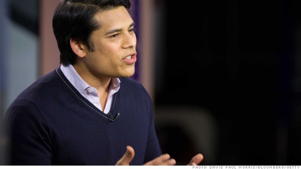 Nirav Tolia, co-founder and chief executive officer of Nextdoor.com Inc., speaks during a Bloomberg West television interview in San Francisco, California, U.S., on Tuesday, Feb. 12, 2013. Photographer: David Paul Morris/Bloomberg *** Local Caption *** Nirav Tolia
