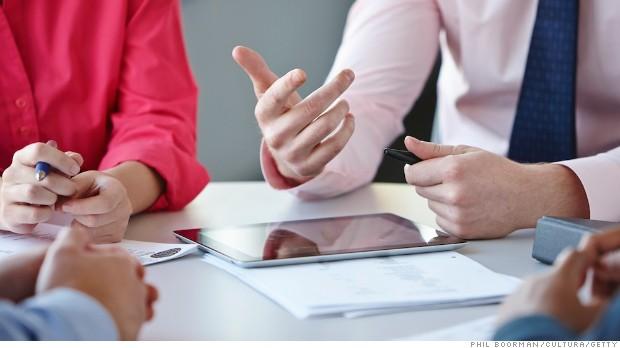 Business colleagues in meeting