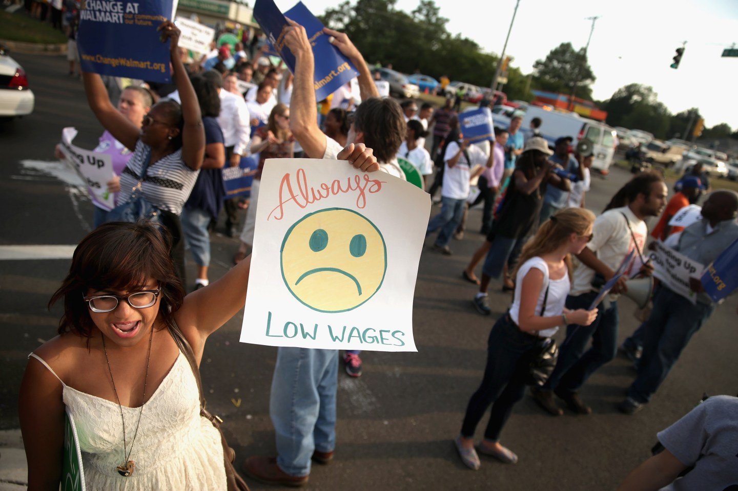 Activists Rally To Support Wal-Mart Workers For Better Jobs And Wages