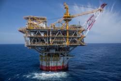 Chevron's Tahiti oil and gas platform.