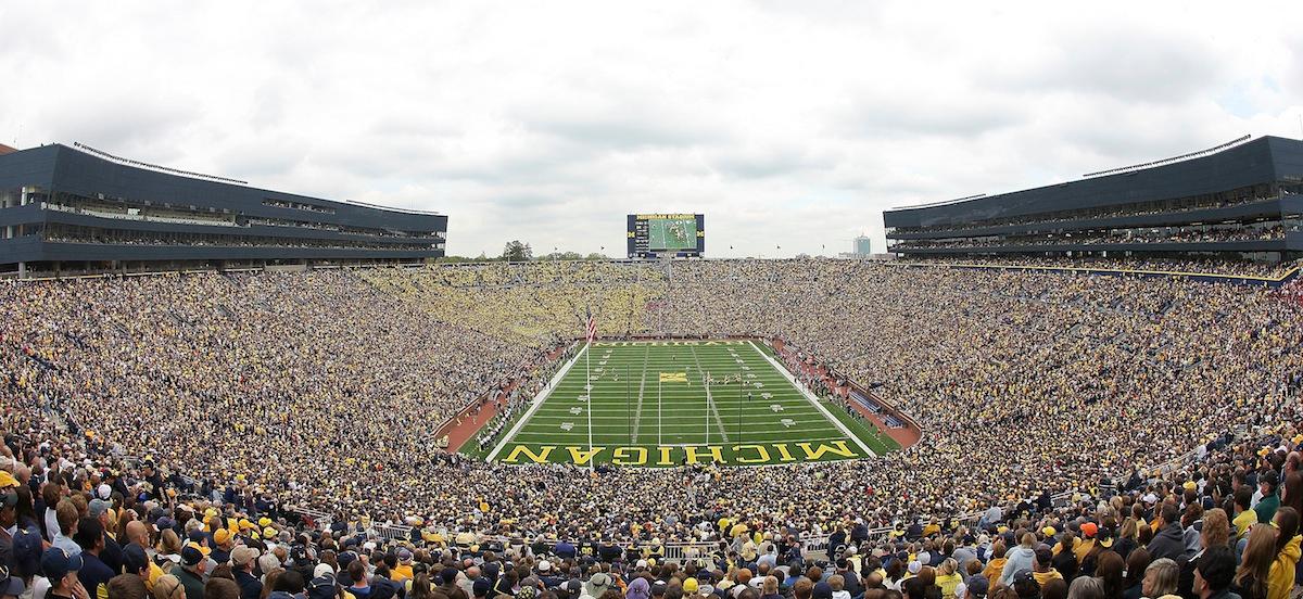 Michigan Stadium in Ann Arbor, Mich.