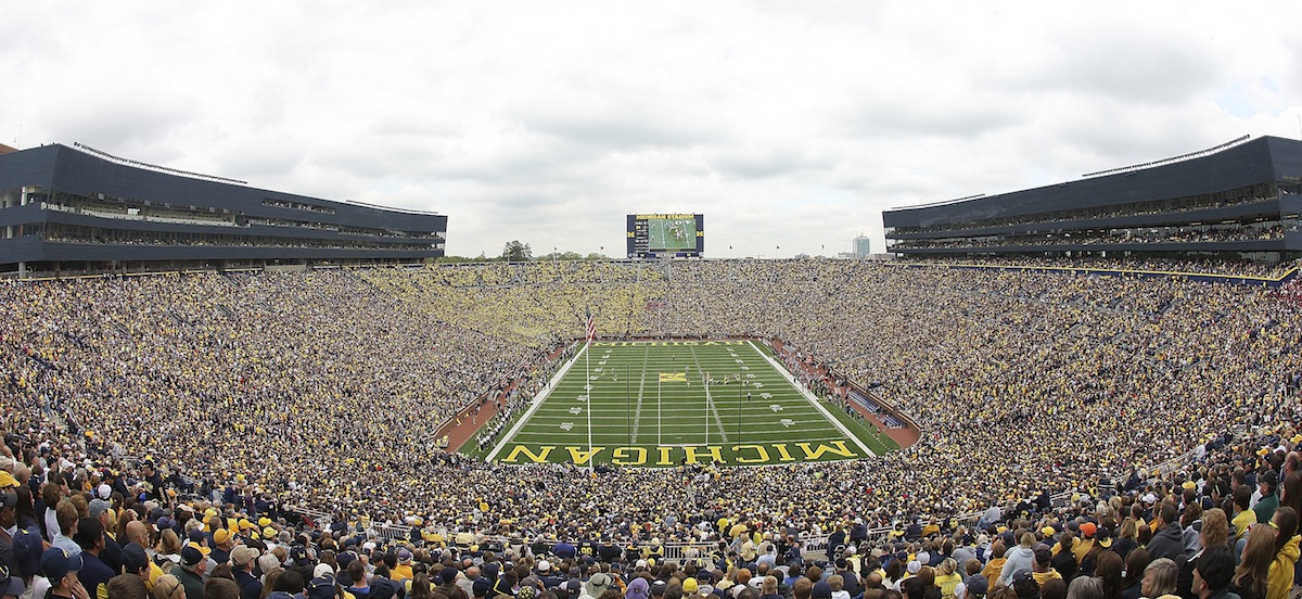 Michigan Stadium in Ann Arbor, Mich.