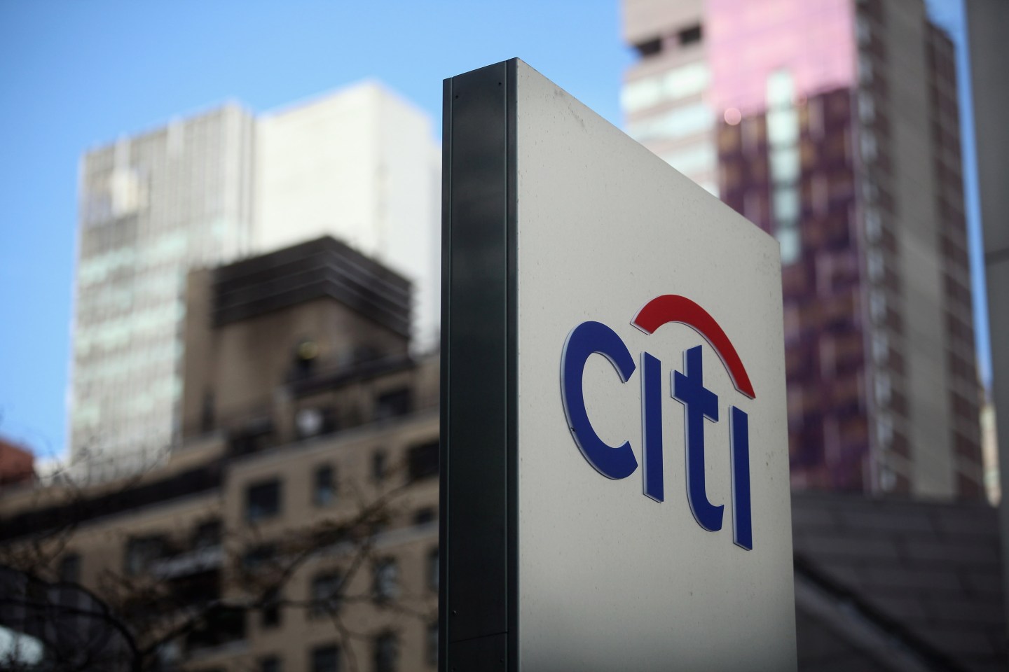 Citibank sign.