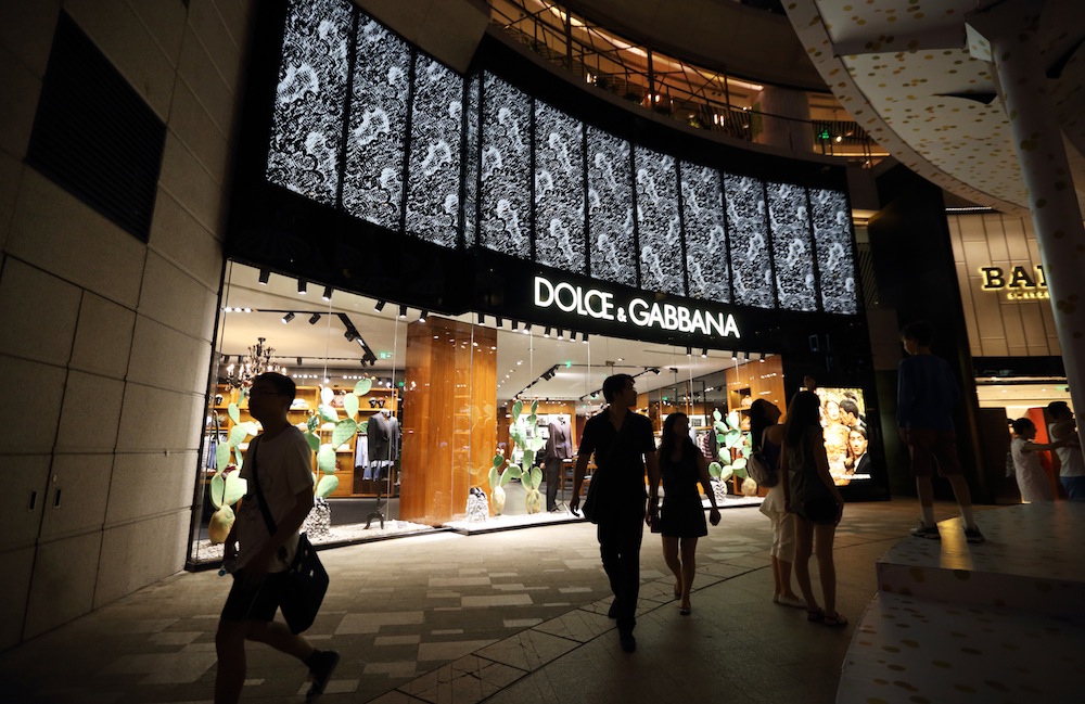 Dolce &amp; Gabbana in Shanghai, China