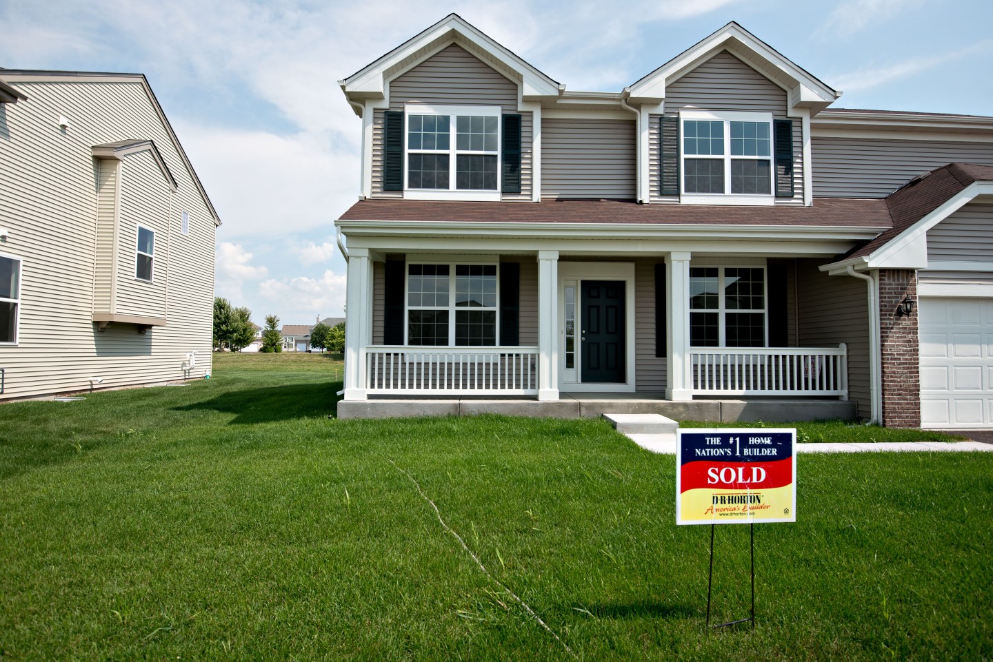 A new home for sale.