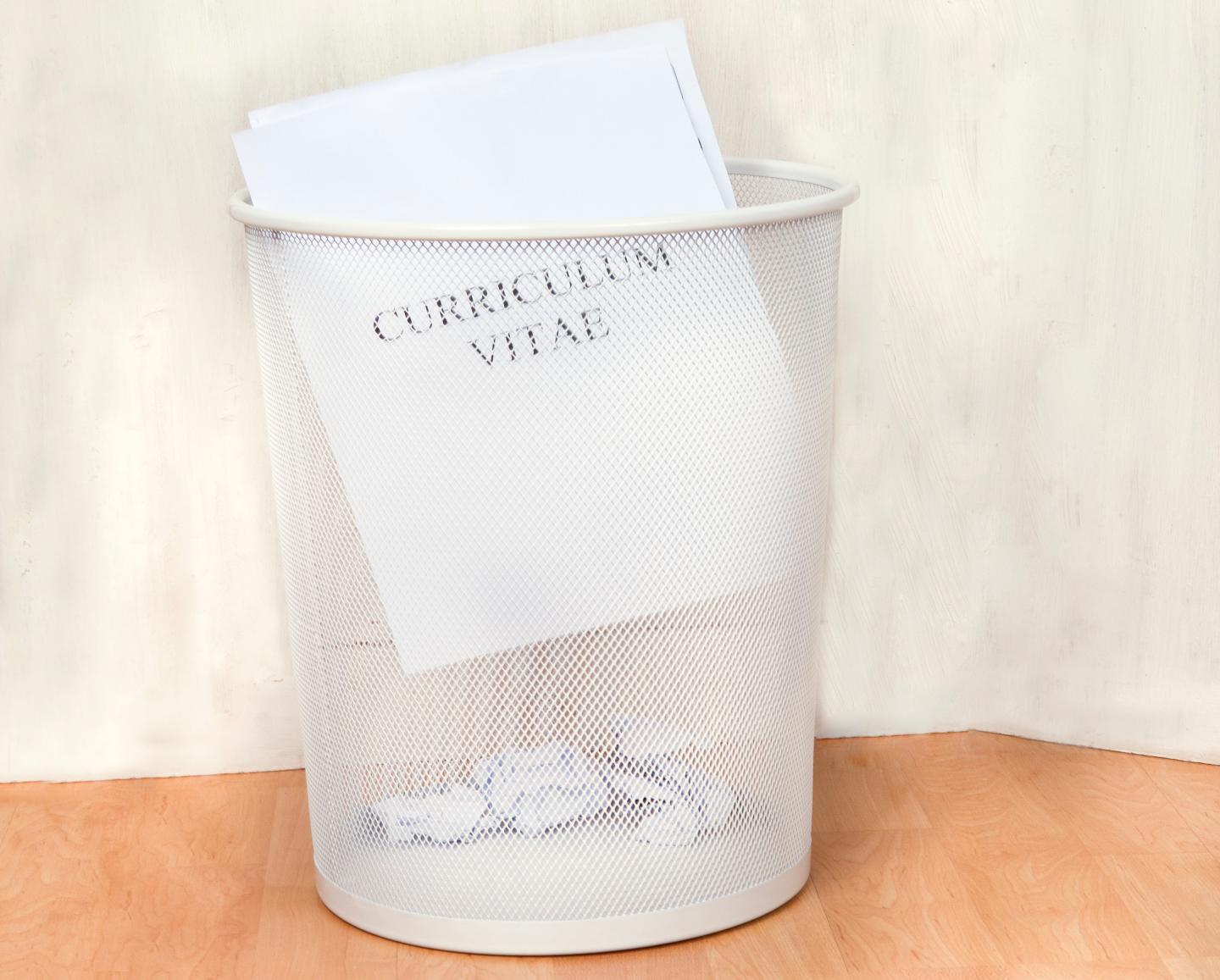 resume trash can