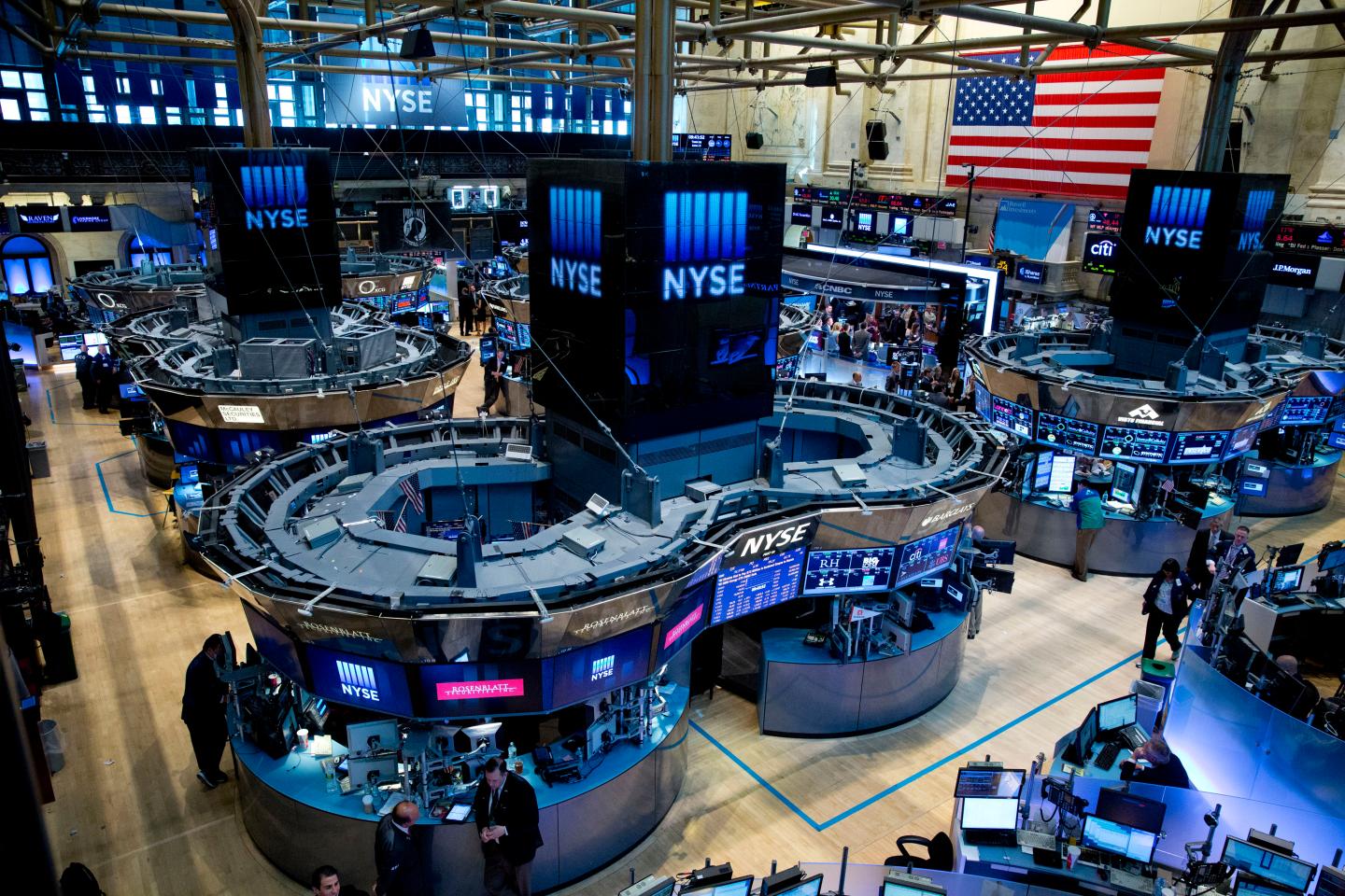 Dow closes at another record high on a day dominated by Alibaba