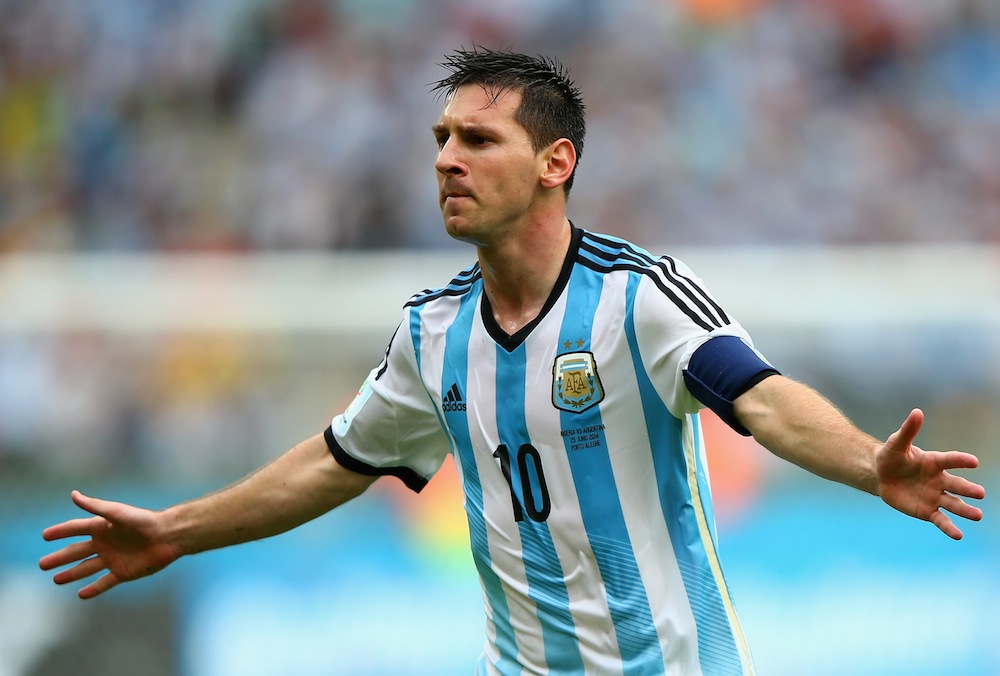 Lionel Messi of Argentina, who has a whopping transfer value of $317.6 million