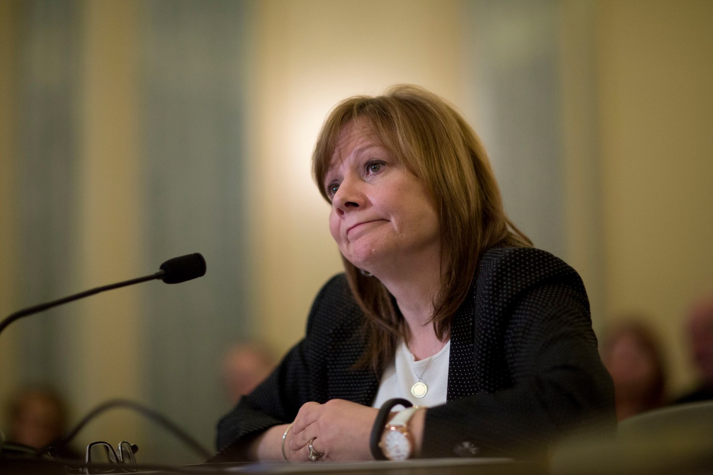 GM CEO Mary Barra Testifies At Senate Consumer Protection Panel Over Recall