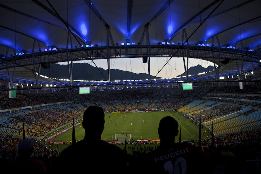 Maracana Stadium Hosts Soccer Game Ahead of World Cup