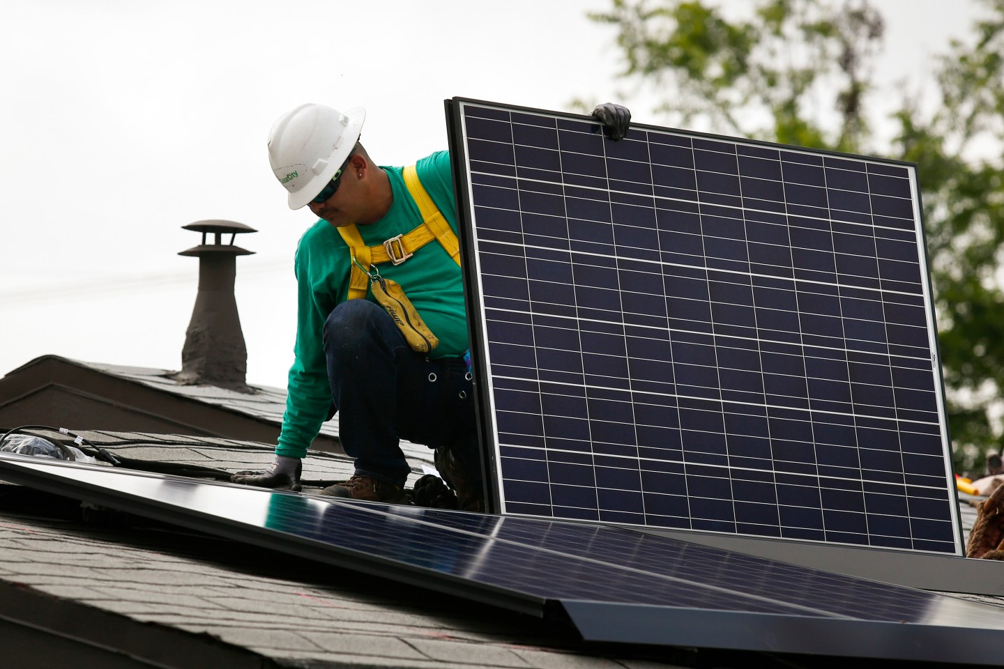 A SolarCity Installation