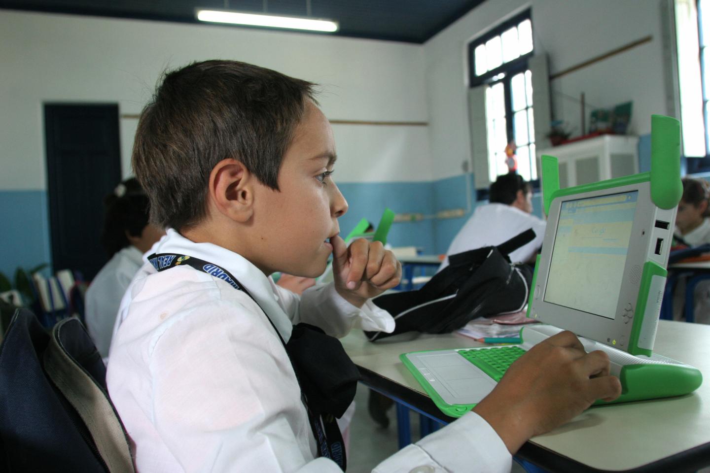 A fourth degree schoolboy works
