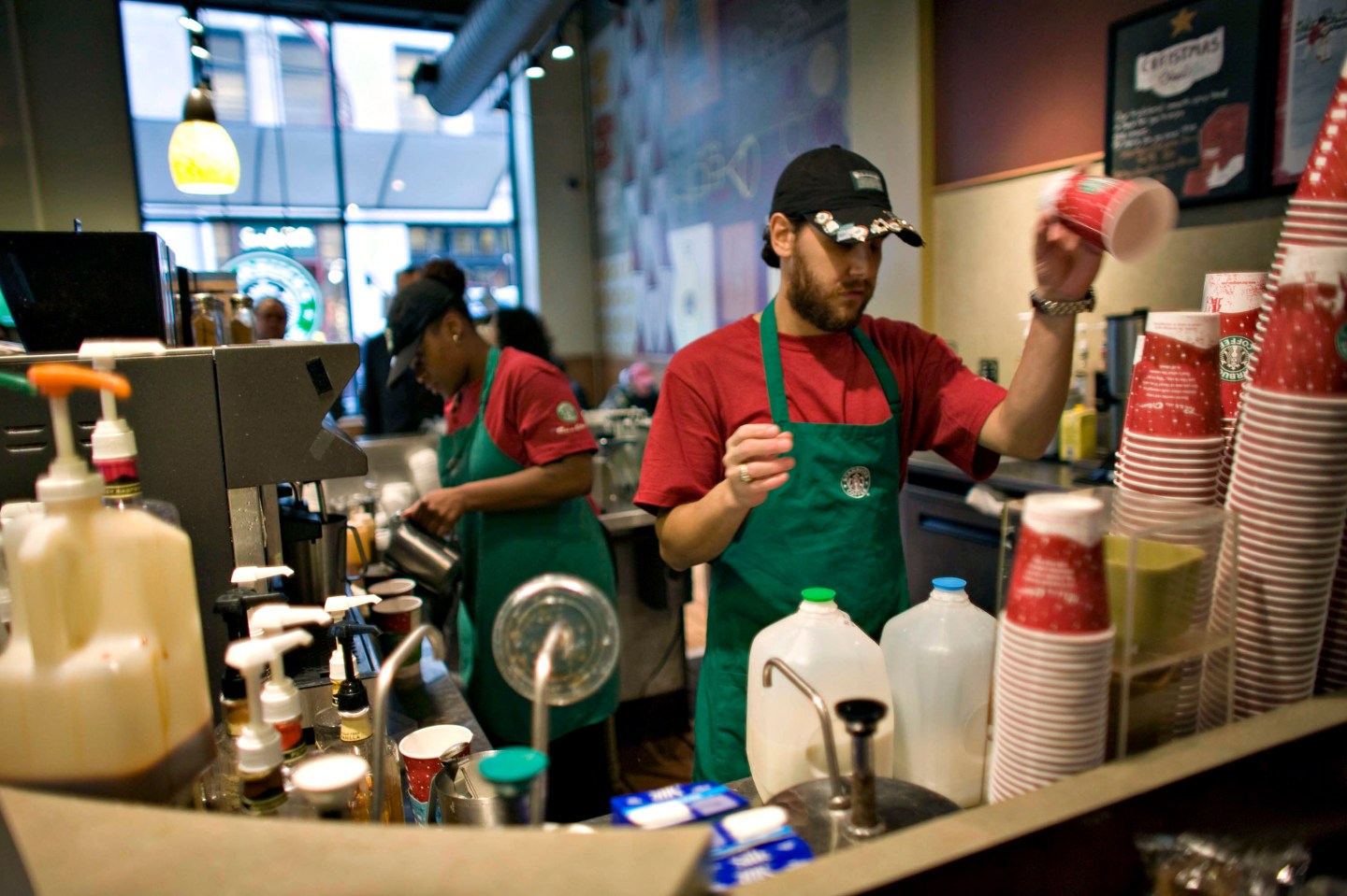 A Starbucks in New York