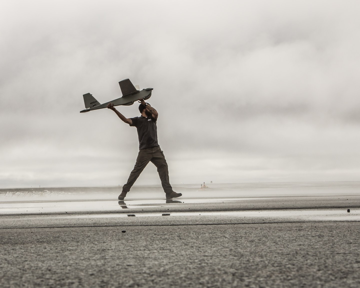 Unmanned Aerial System technology used by BP at Prudhoe Bay, Alaska. AerVironment Puma AE