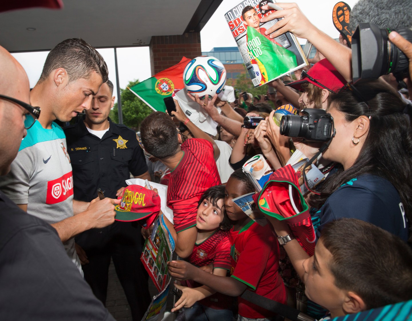 Portuguese player Cristiano Ronaldo