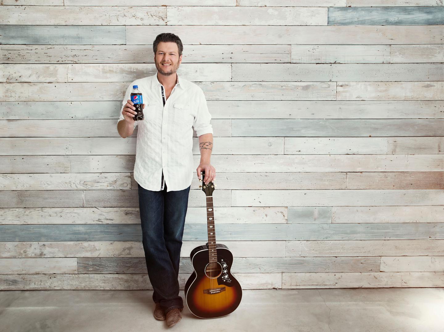 Exclusive: Blake Shelton, Pepsi’s new unshaven face
