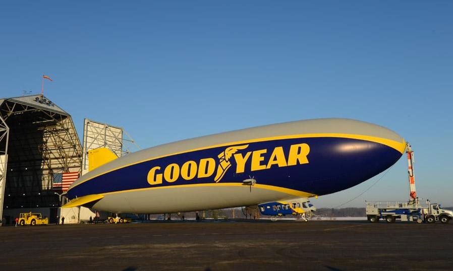 The Goodyear Blimp gets a makeover
