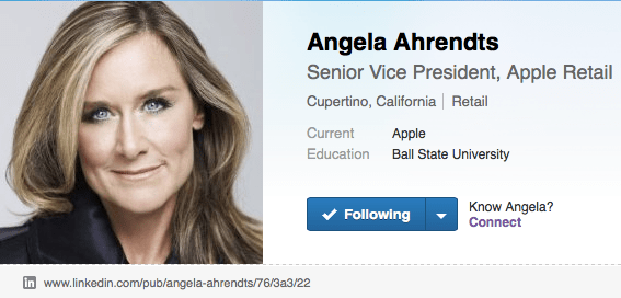 Apple’s Angela Ahrendts talks