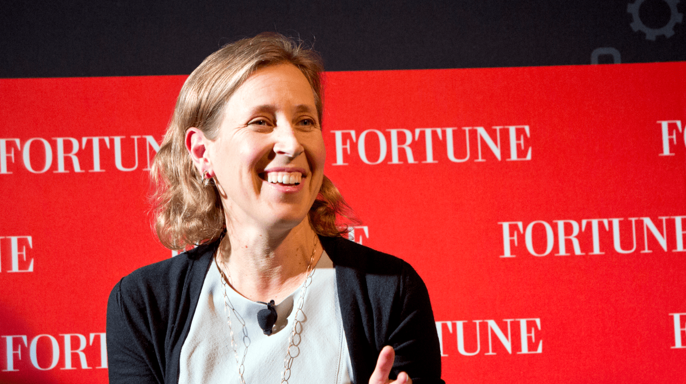 Susan Wojcicki speaking at a Coins2Day Most Powerful Women dinner at Foreign Cinema on December 3, 2013 in San Francisco, California.