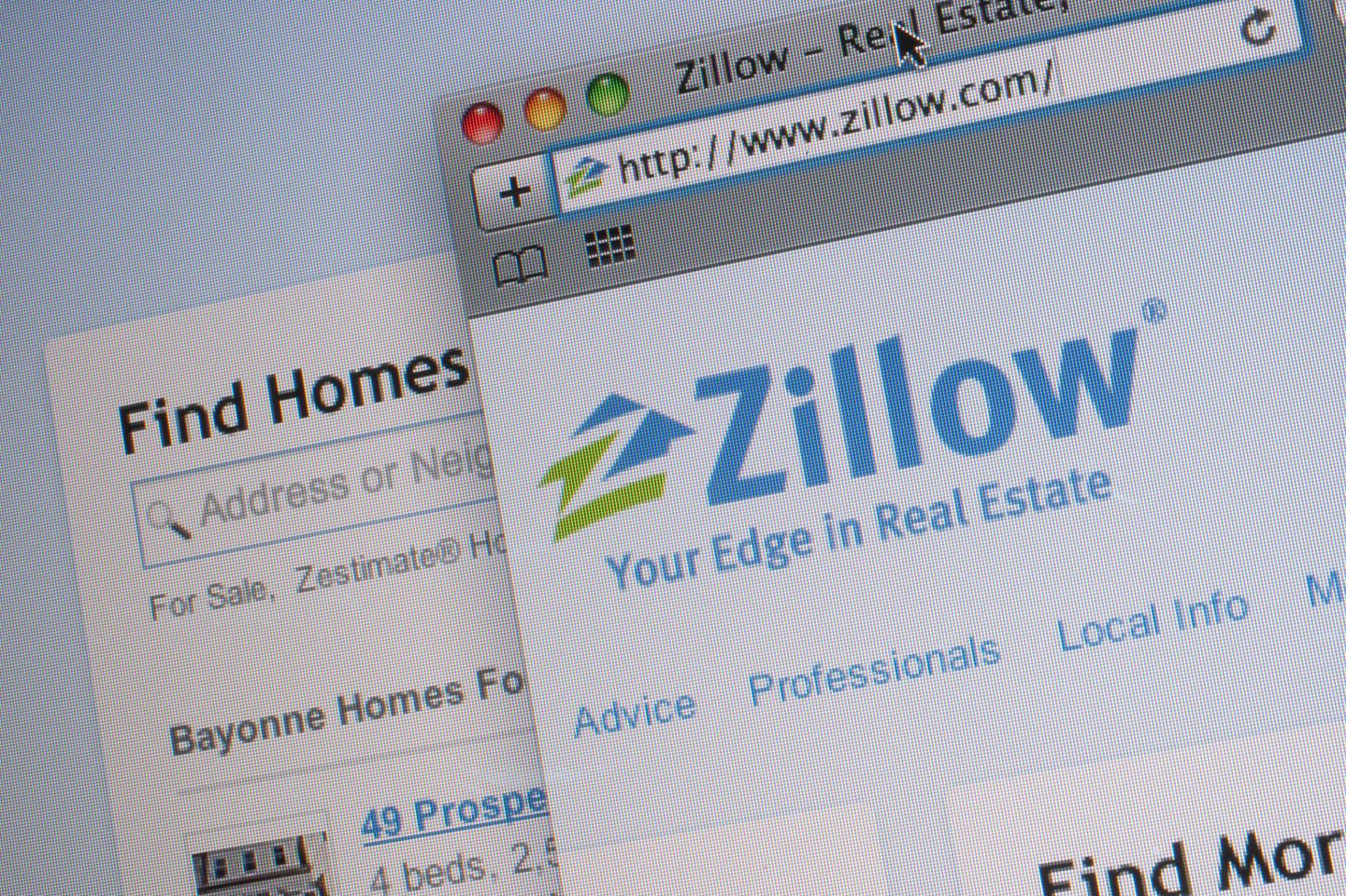 The Zillow Inc. Website
