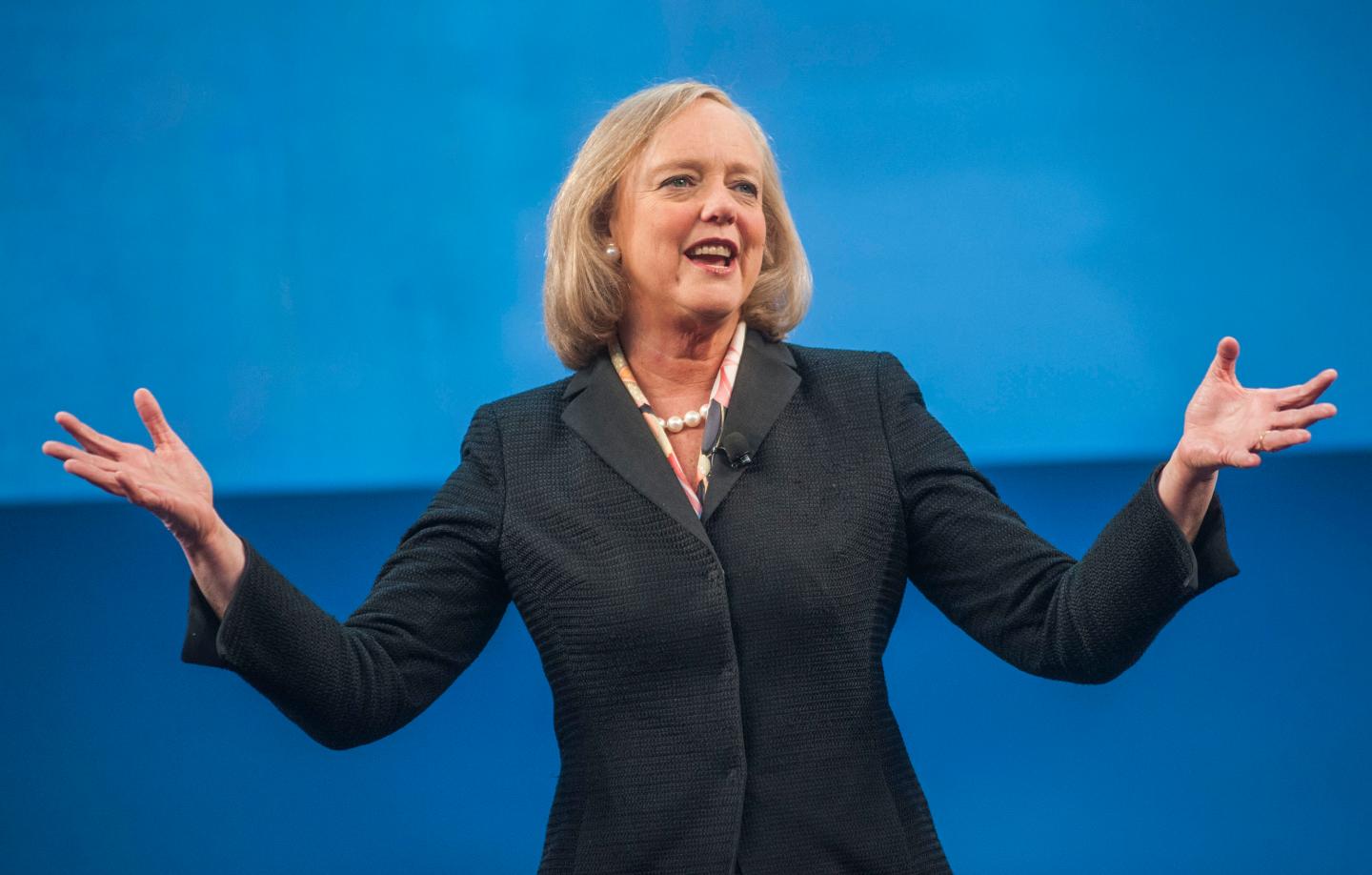 Hewlett-Packard Chief Executive Officer Meg Whitman Delivers Keynote Speech At The HP Discover Conference