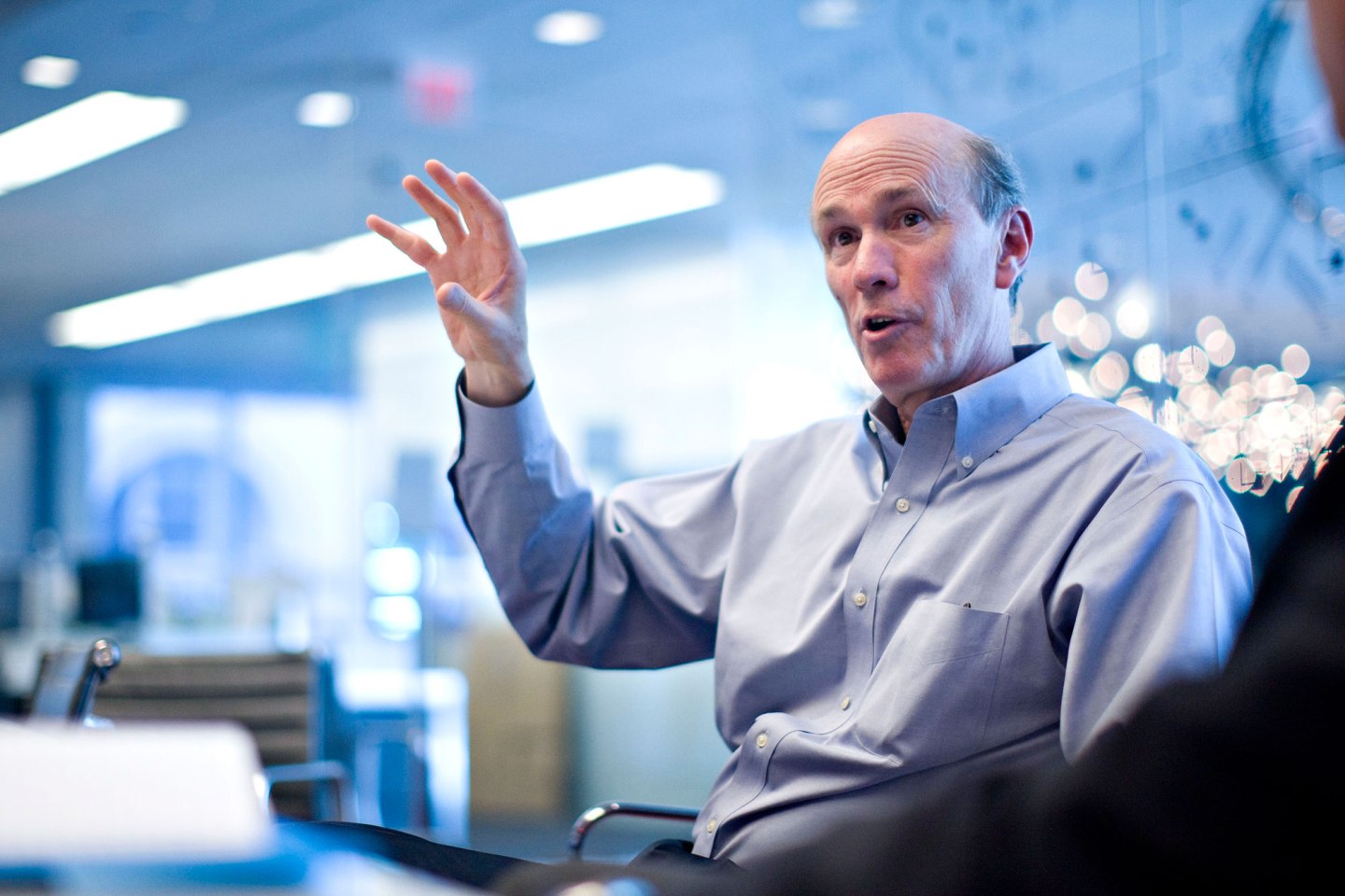 Frank Blake, chief executive officer of Home Depot, speaks d