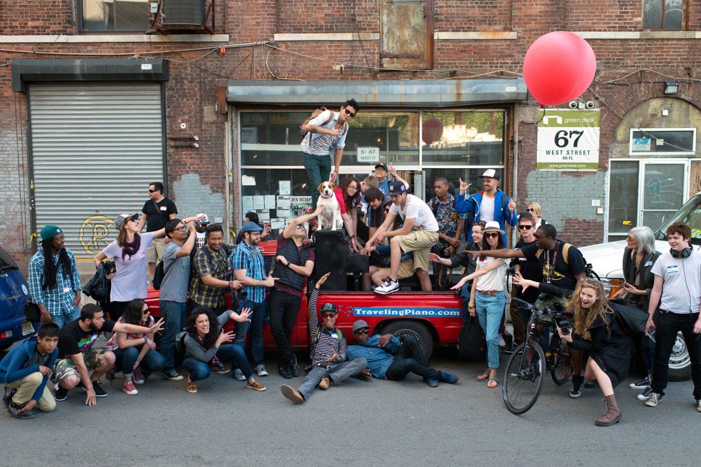 Instagram NYC meet in Greenpoint, Brooklyn in May 2014.