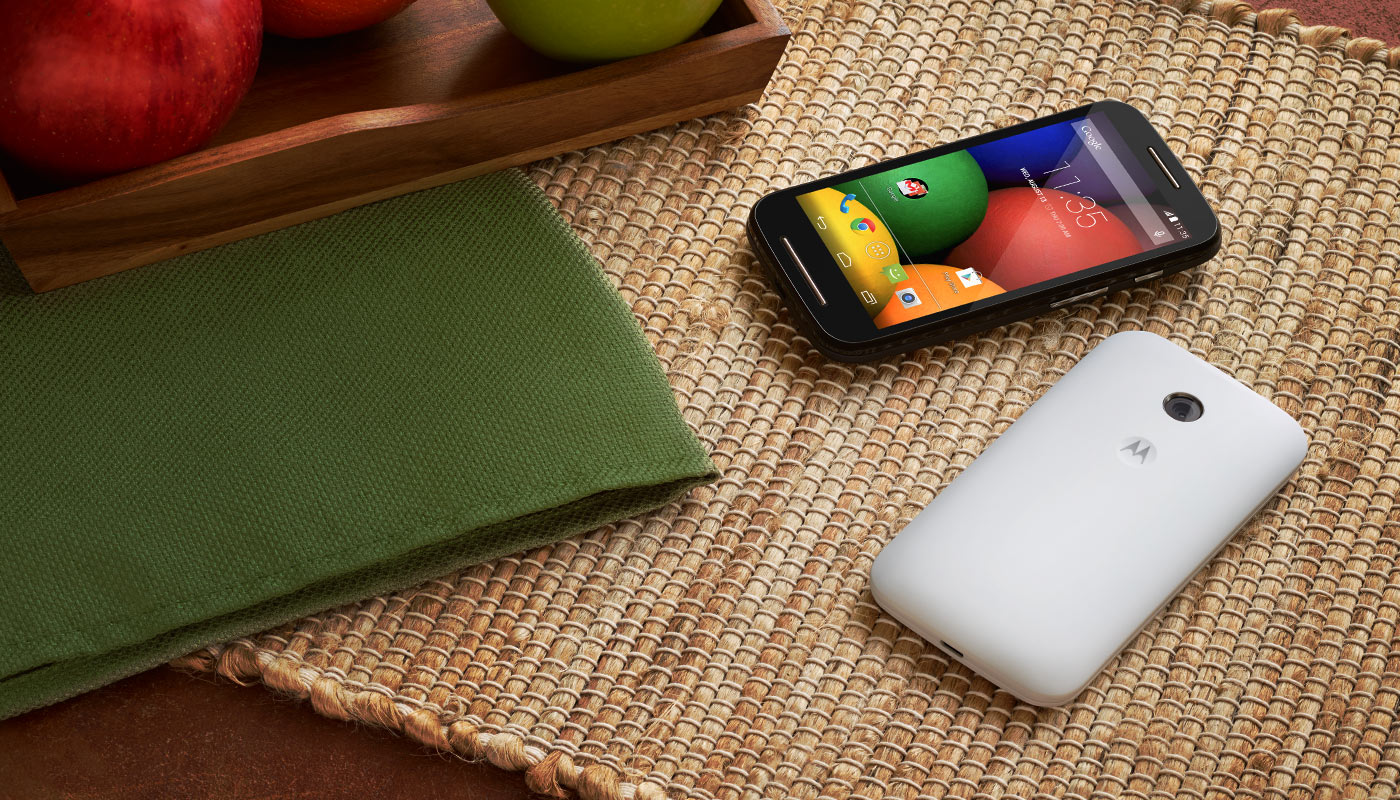 Motorola's Moto E smartphone.