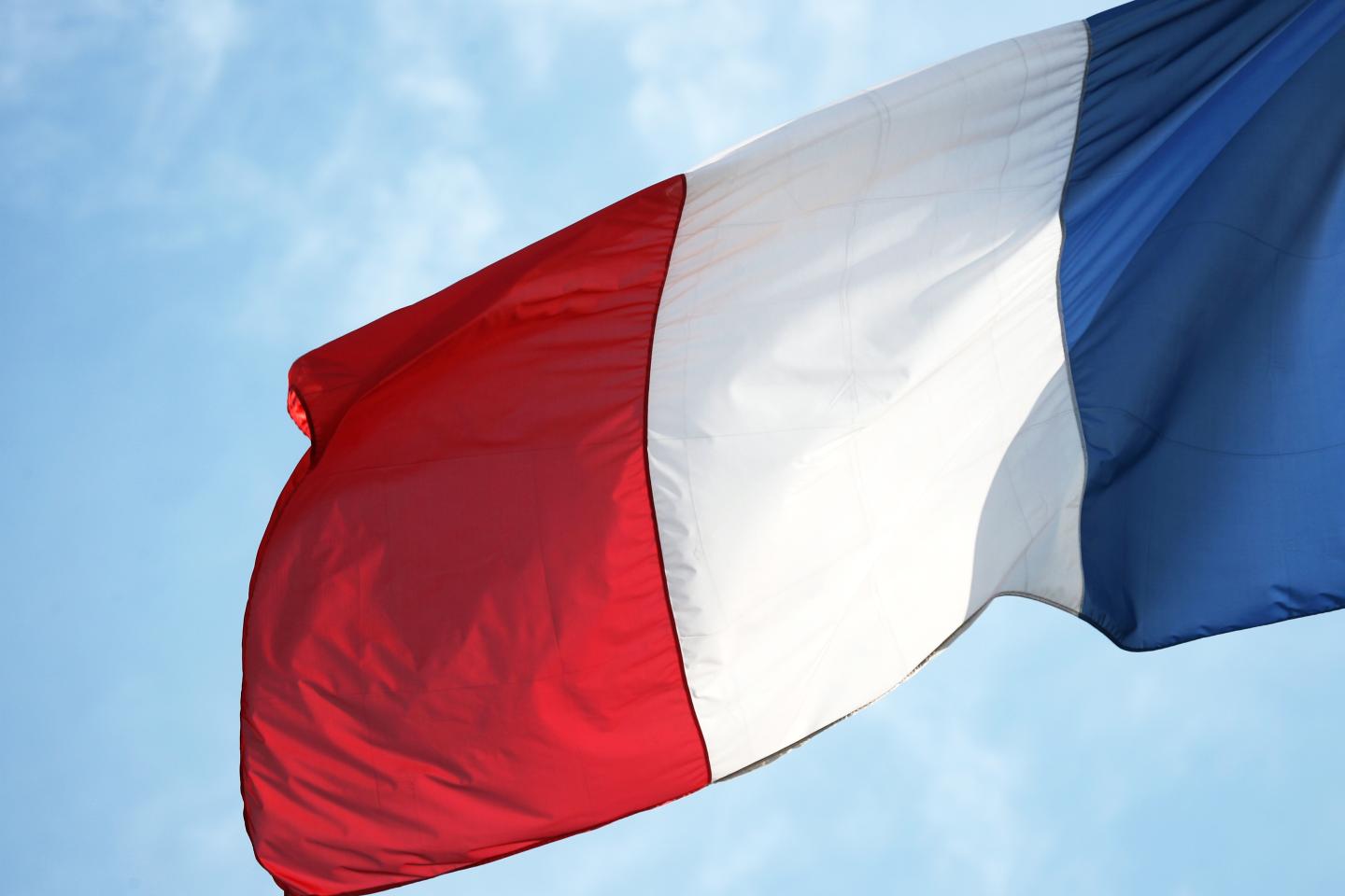 Picture of the French flag taken 20 June