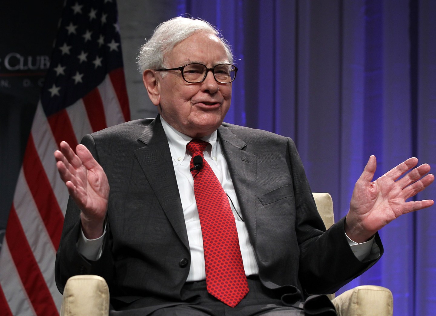 Warren Buffett Speaks At Economic Club Of Washington
