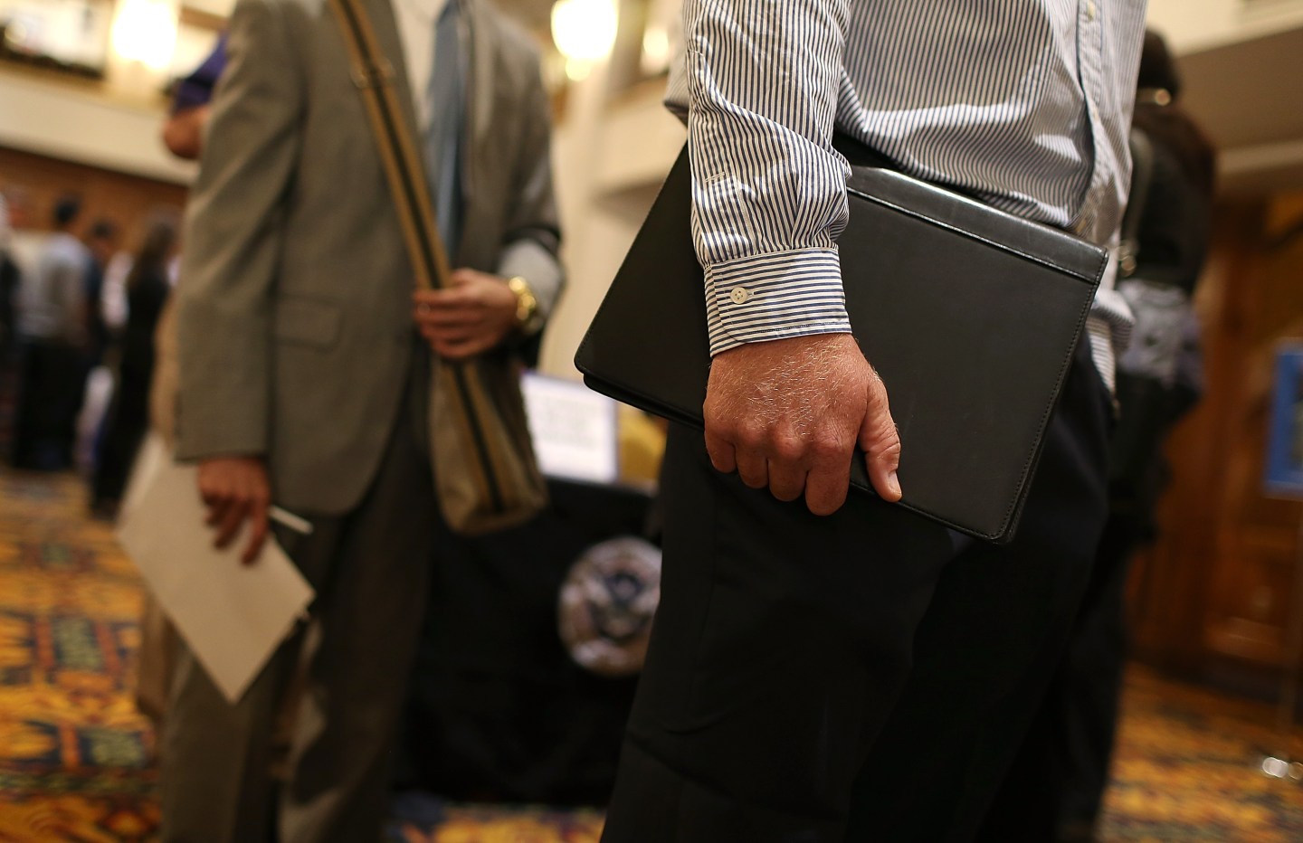 Job Seekers Attend "HIREvent" Job Fair In San Francisco