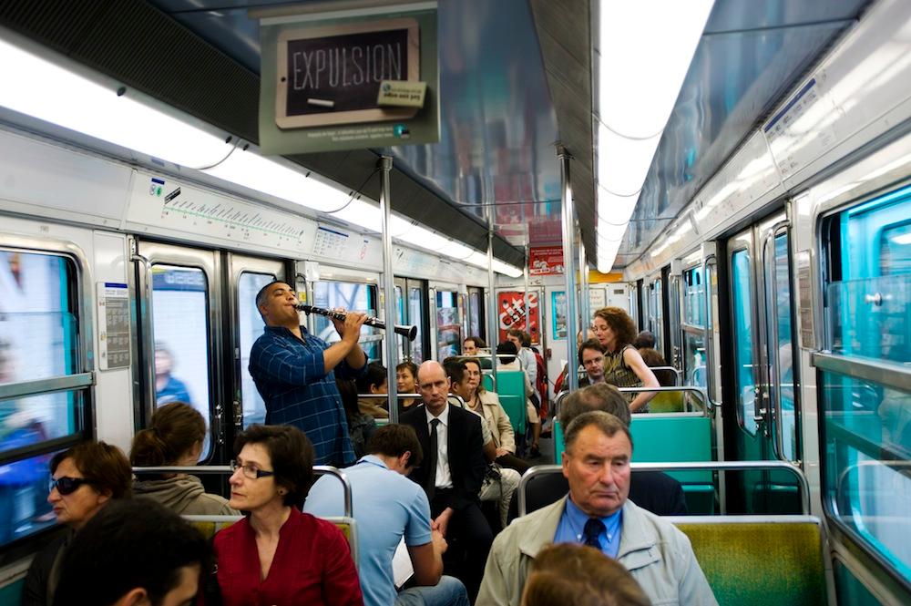 Parisian commuters.