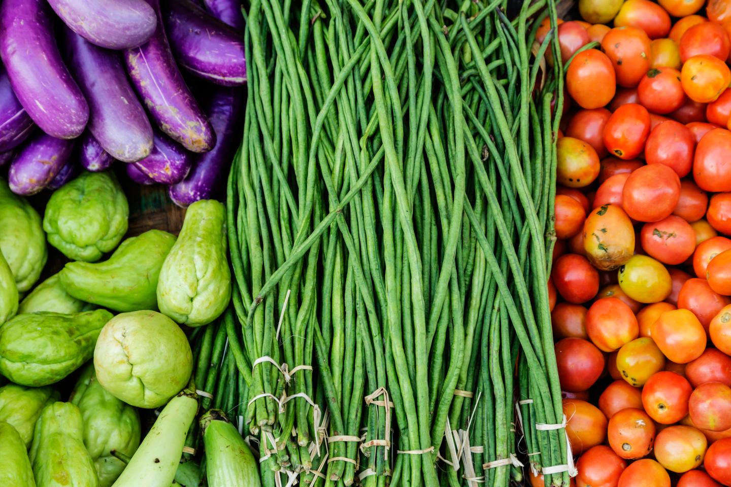 Vegetables for sale.