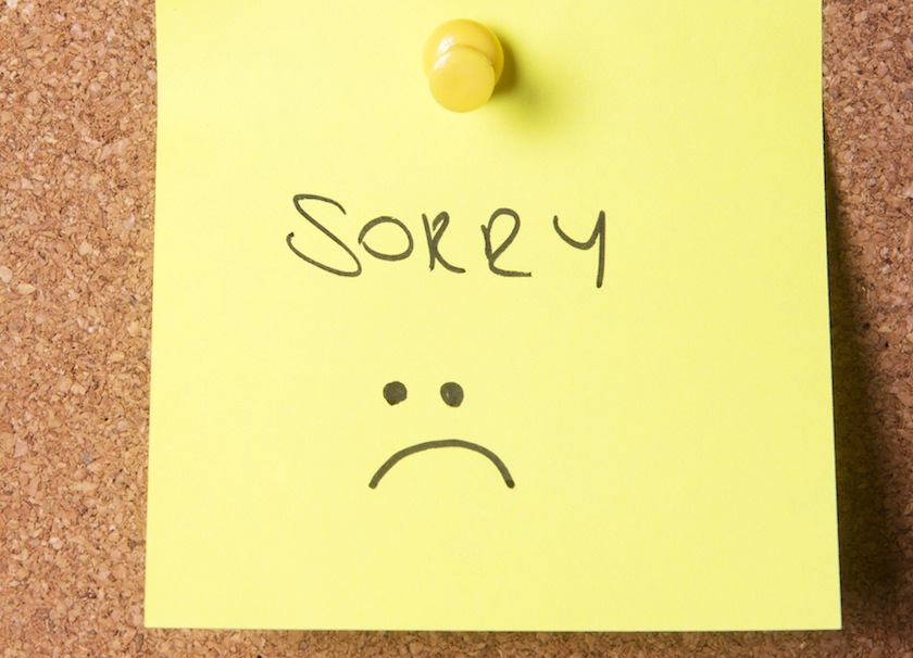 sorry apology note