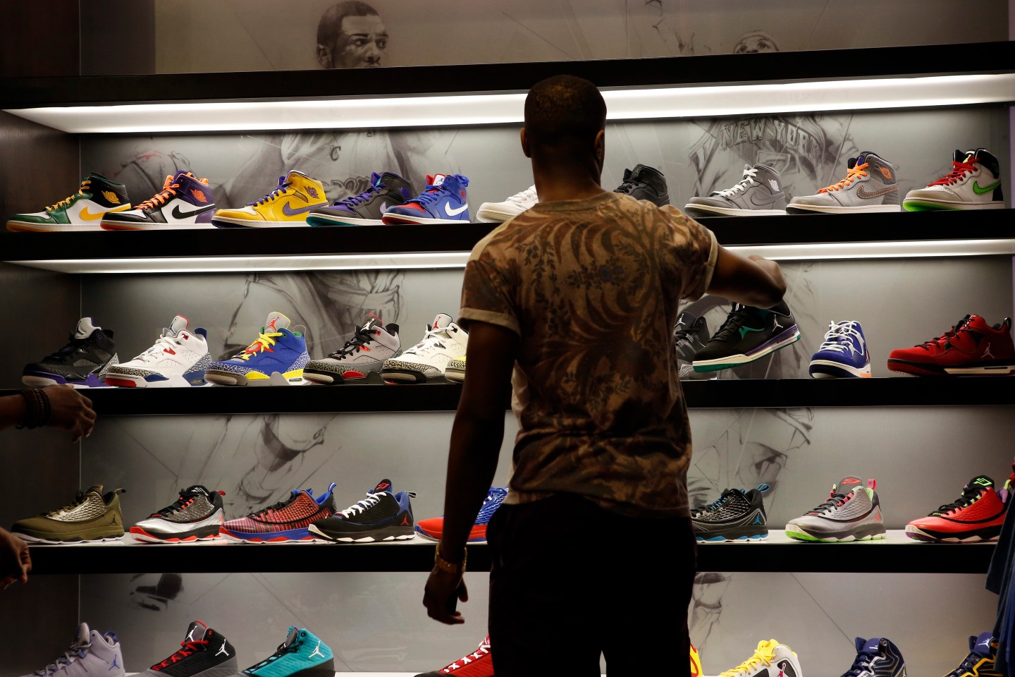 Inside A Foot Locker Store Ahead Of Earnings Data