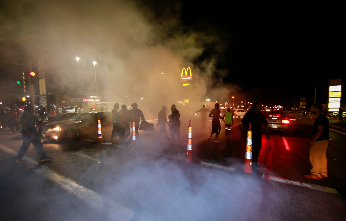 Protest over the killing of unarmed teen in Ferguson