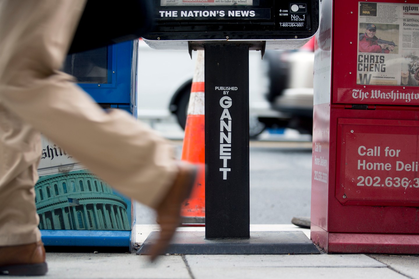 Illustrations of Gannett Co. Digitial Properties Ahead of Earnings