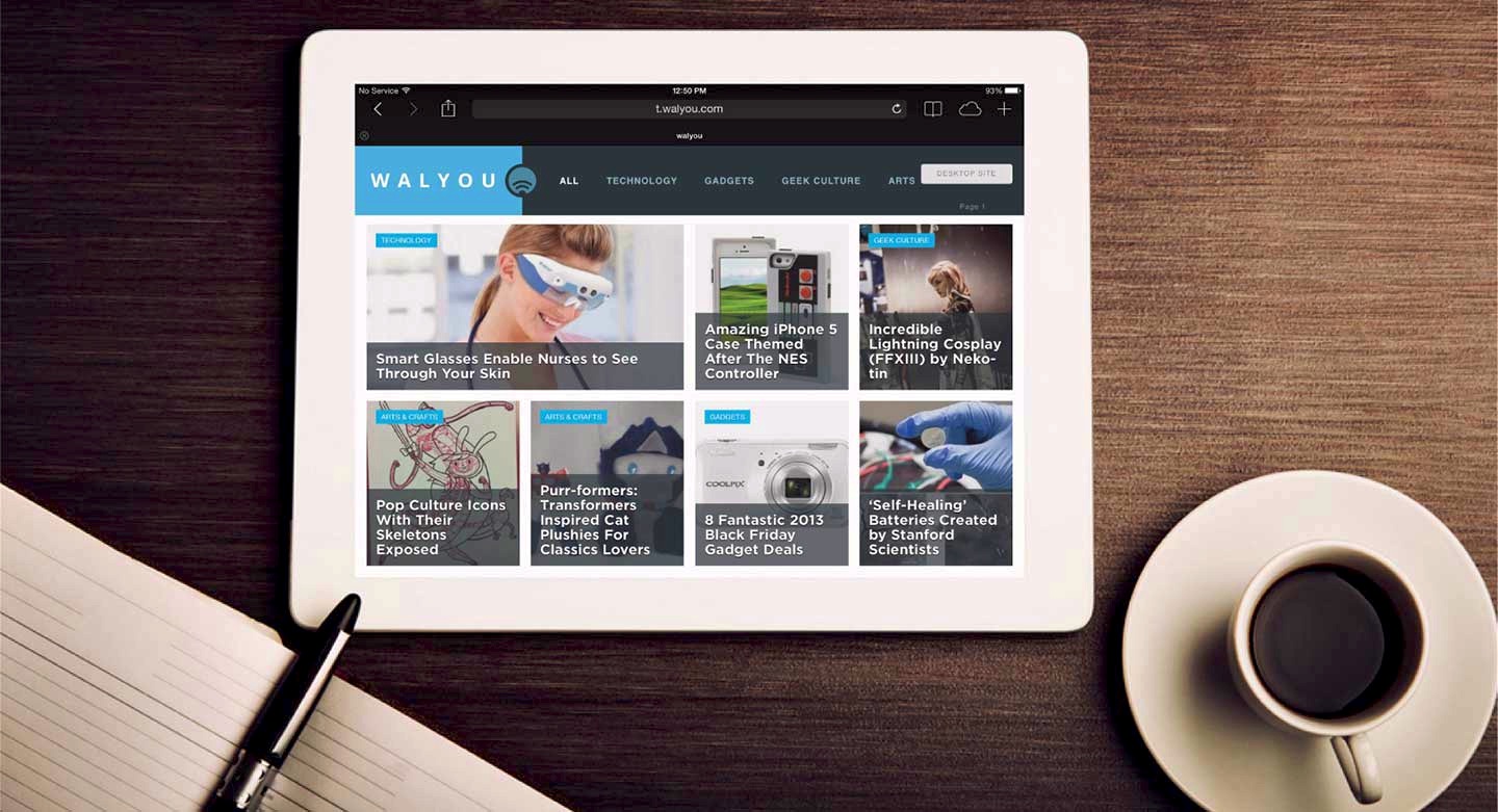 Onswipe touts its platform as an easy way for publishers to bring their content to the mobile web.