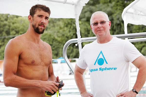 Swimmer Michael Phelps trades in his Speedos