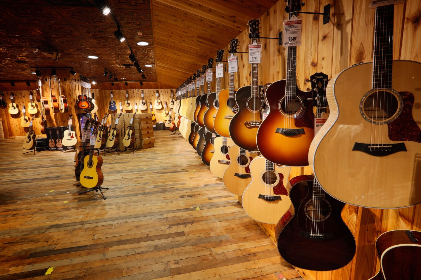 Guitars on sale in Guitar Center